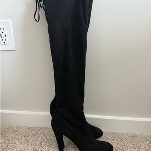 Steve Madden Black Over-the-Knee Boots